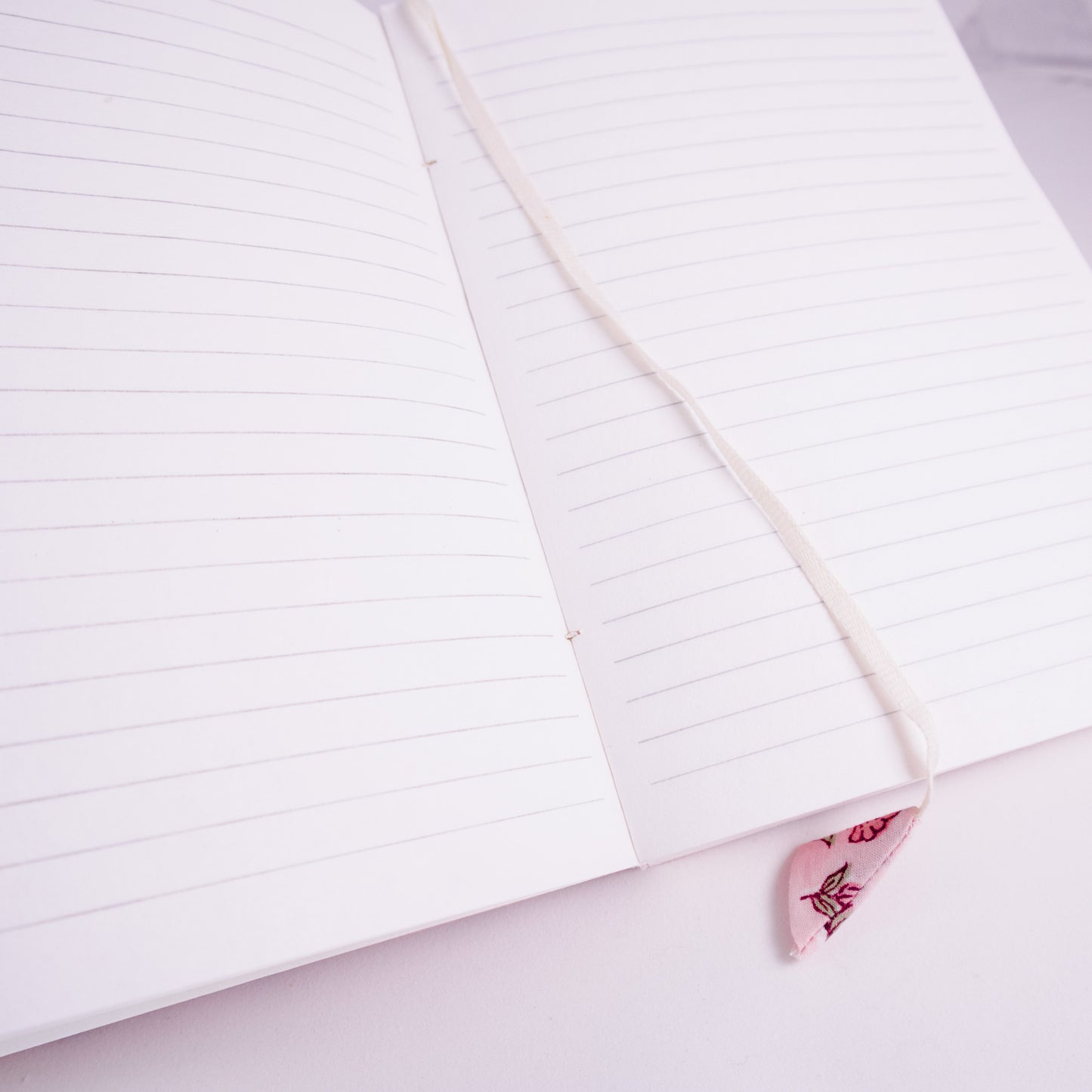 Block Floral Lined Notebook