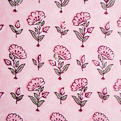 Block Floral Lined Notebook