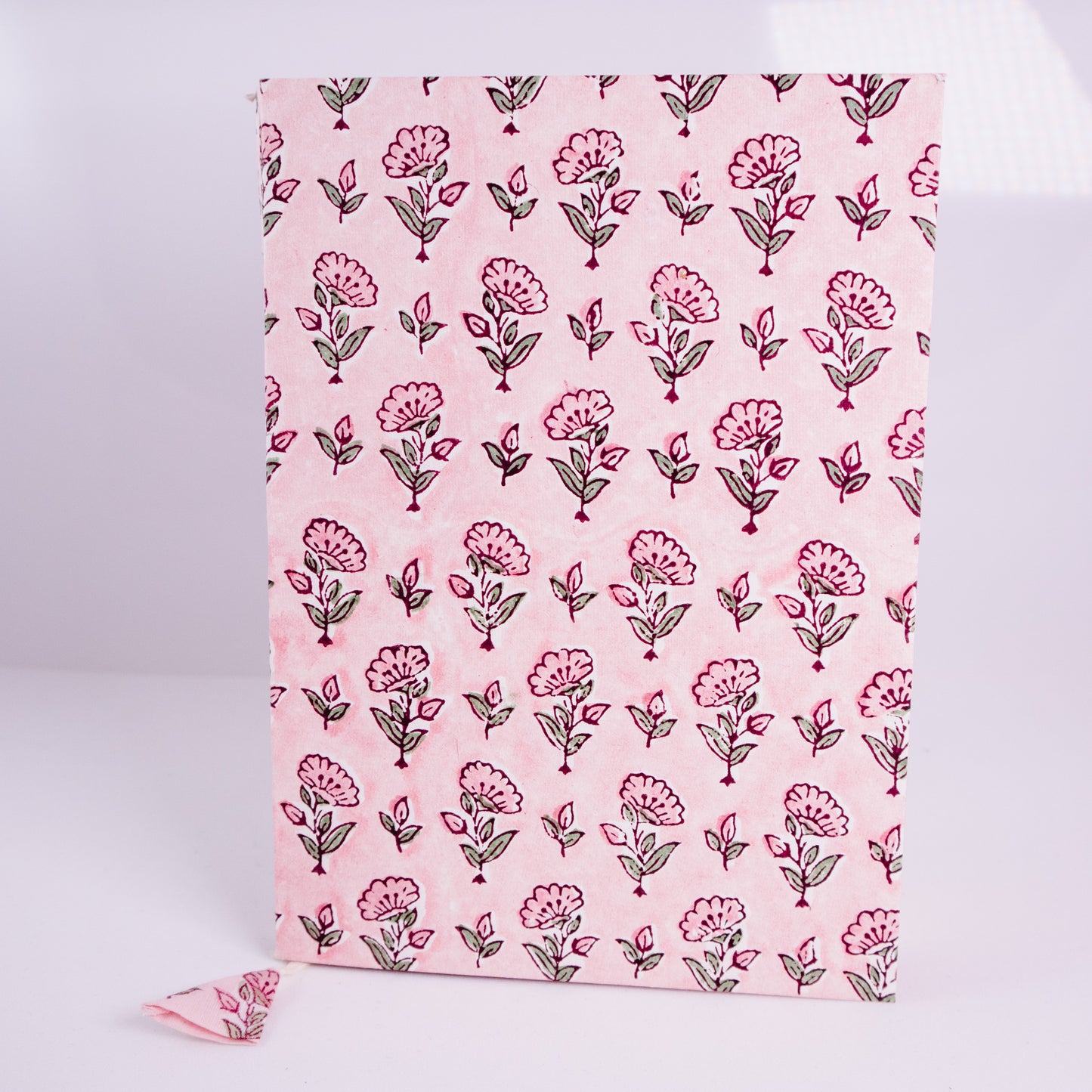 Block Floral Lined Notebook