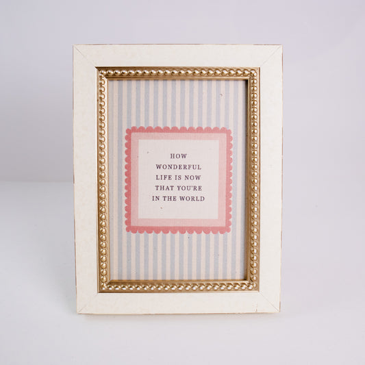 Wonderful Life Framed Wall Art