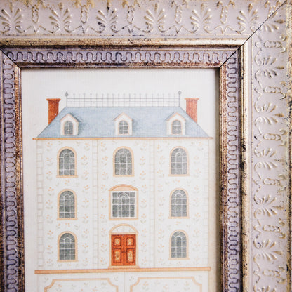 Vintage Doll House Framed Wall Art