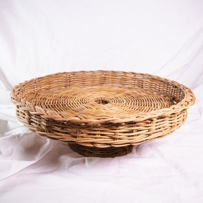 Natural Woven Pedestal