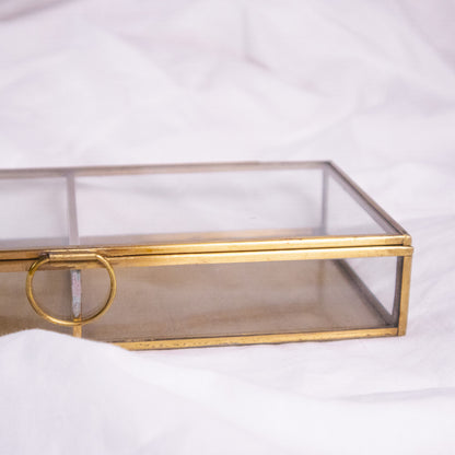 Brass Divided Jewelry Box
