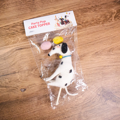 Party Dog Cake Topper