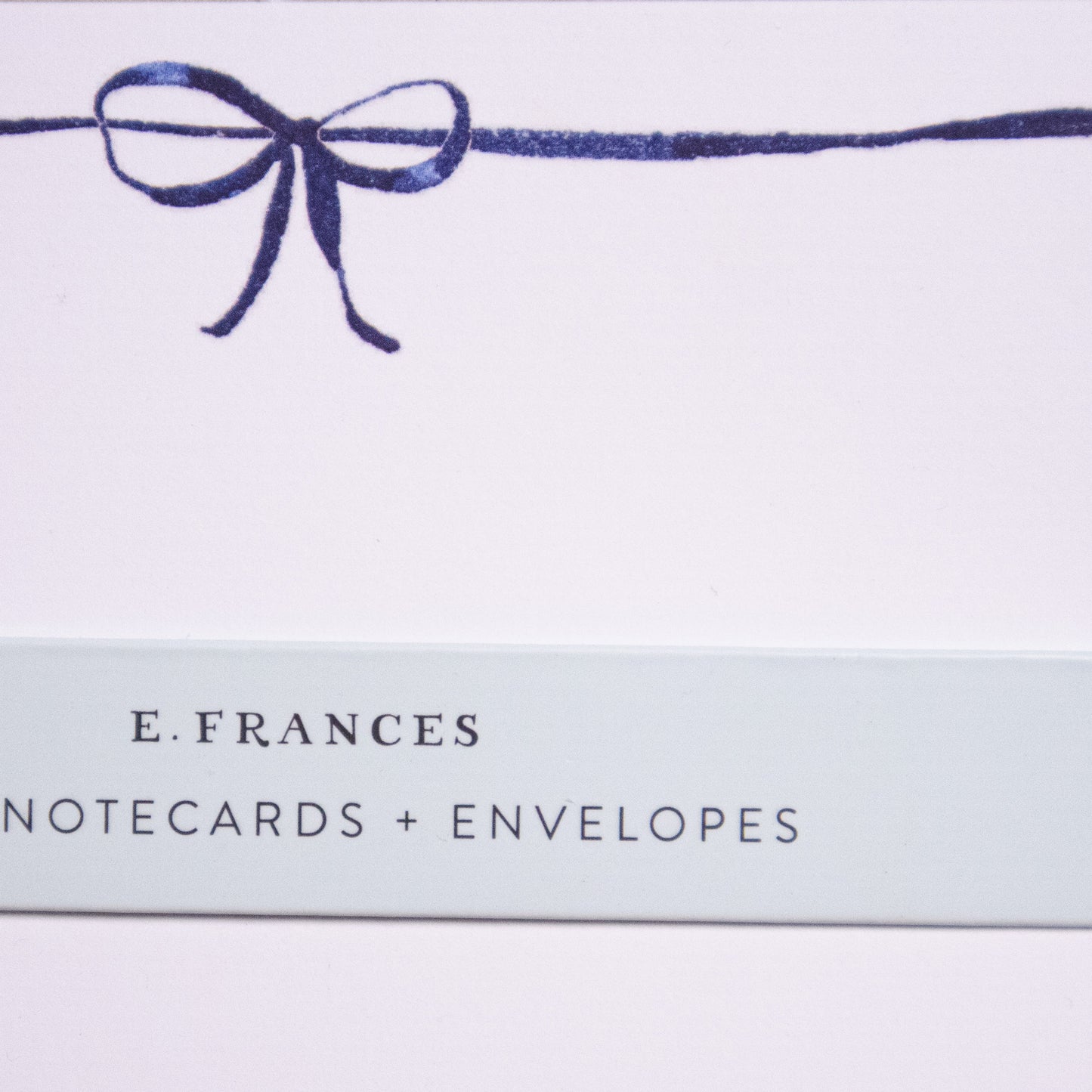 Blue Bow Notecard Set