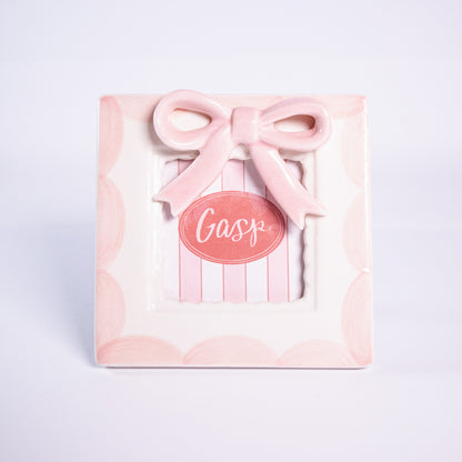 Pink Bow Photo Frame
