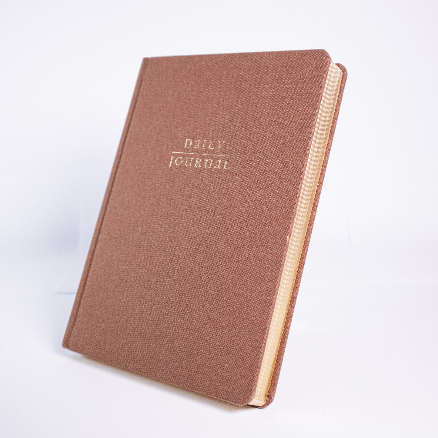 Brown Linen Daily Journal