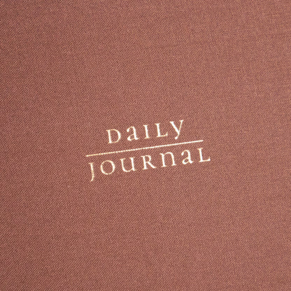Brown Linen Daily Journal