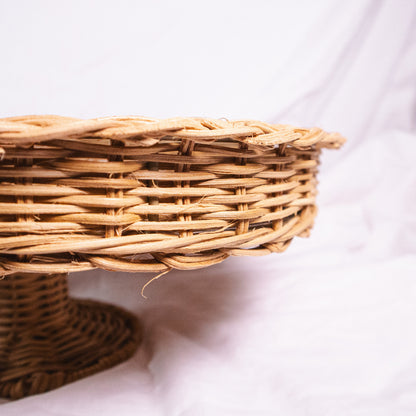 Natural Woven Pedestal
