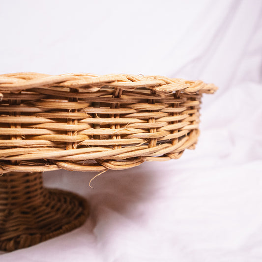 Natural Woven Pedestal