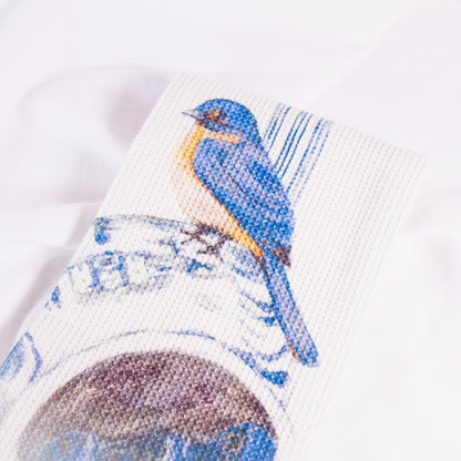 Bird and Fruit Tea Towel