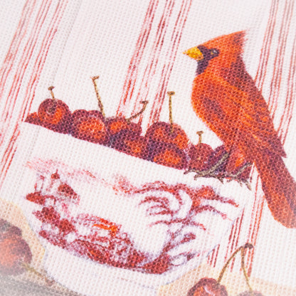 Bird and Fruit Tea Towel