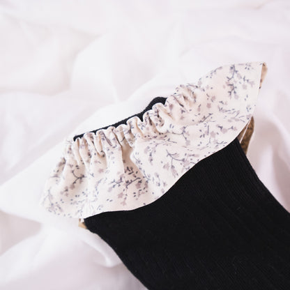 Floral Ruffle Socks
