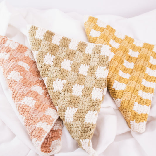 Gingham Woven Pot Holder