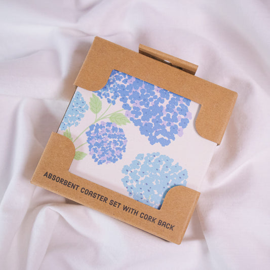 Hydrangea Coaster Set