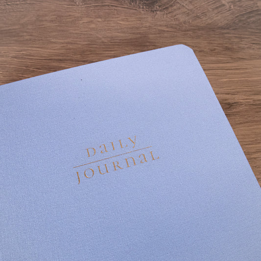 Blue Linen Daily Journal