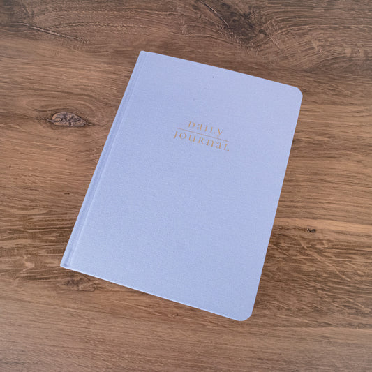 Blue Linen Daily Journal