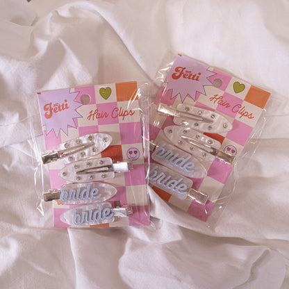 Bride GRWM Hair Clips
