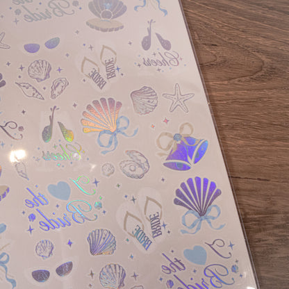 Coastal Bachelorette Temporary Tattoos