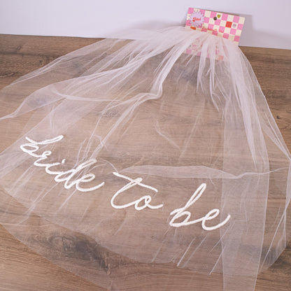 Bride To Be Party Veil
