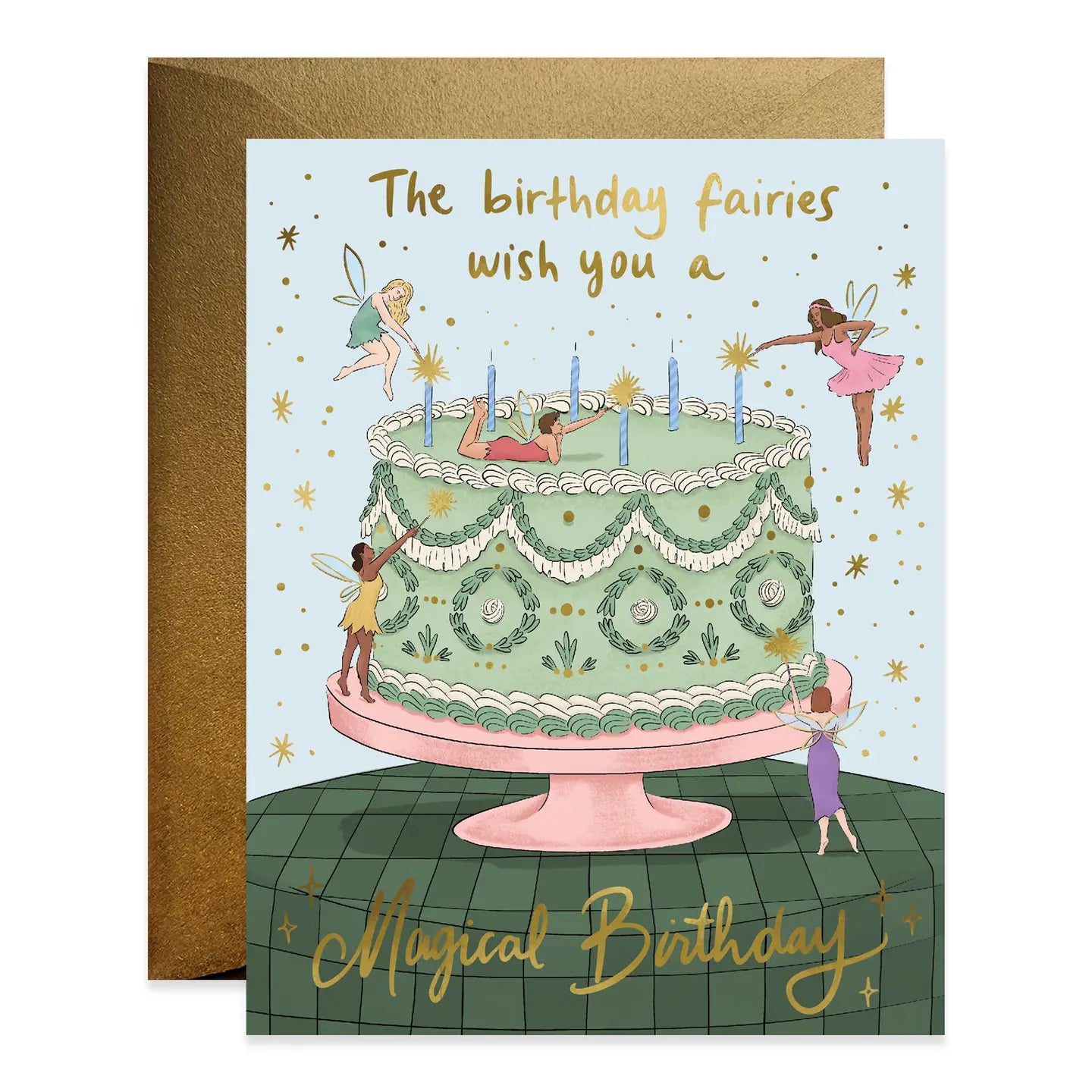 Birthday Fairies Greeting Card