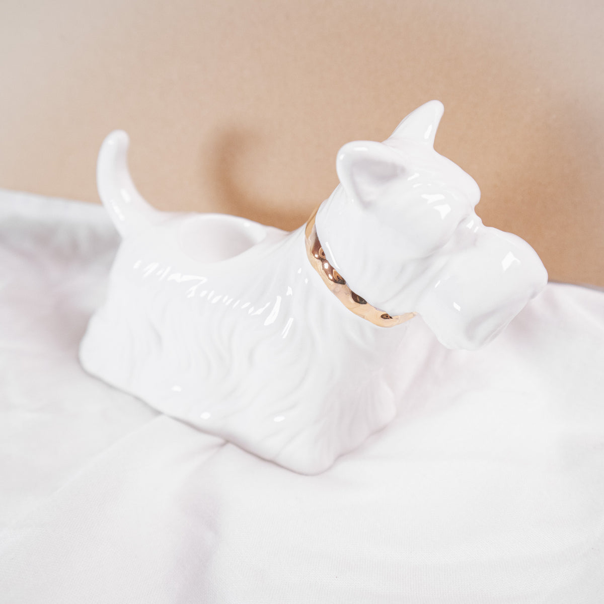 Scottie Dog Candle Holder