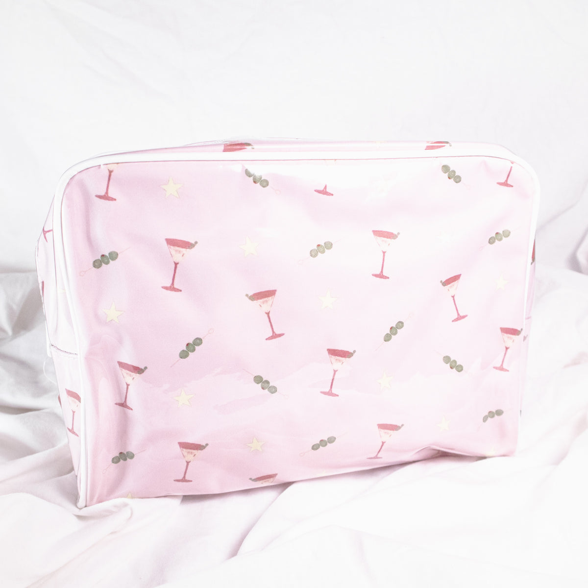 Martinis, Olives, and Stars Large Pouch