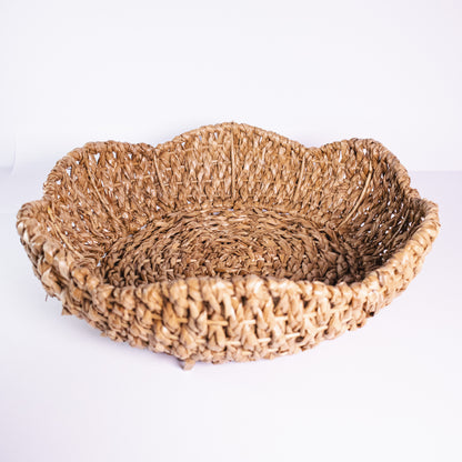 Scalloped Decorative Basket
