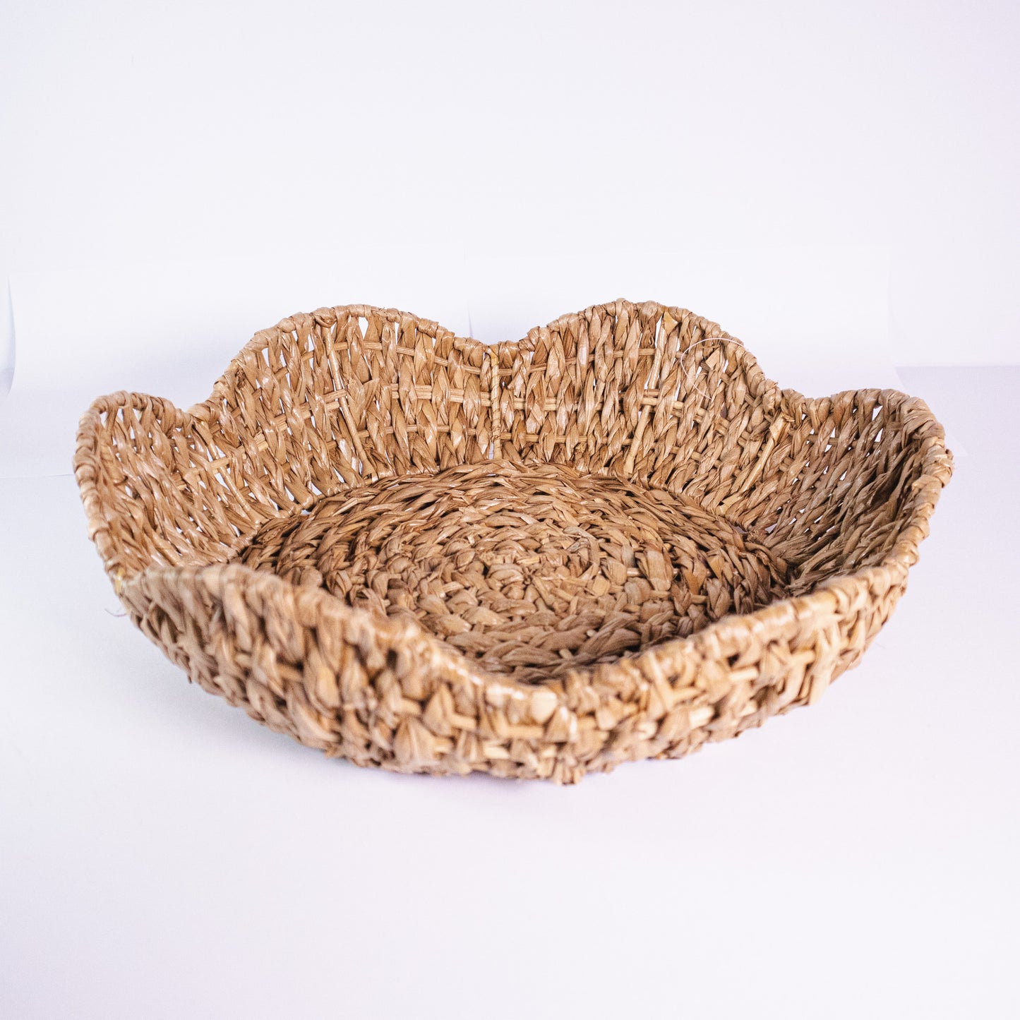 Scalloped Decorative Basket