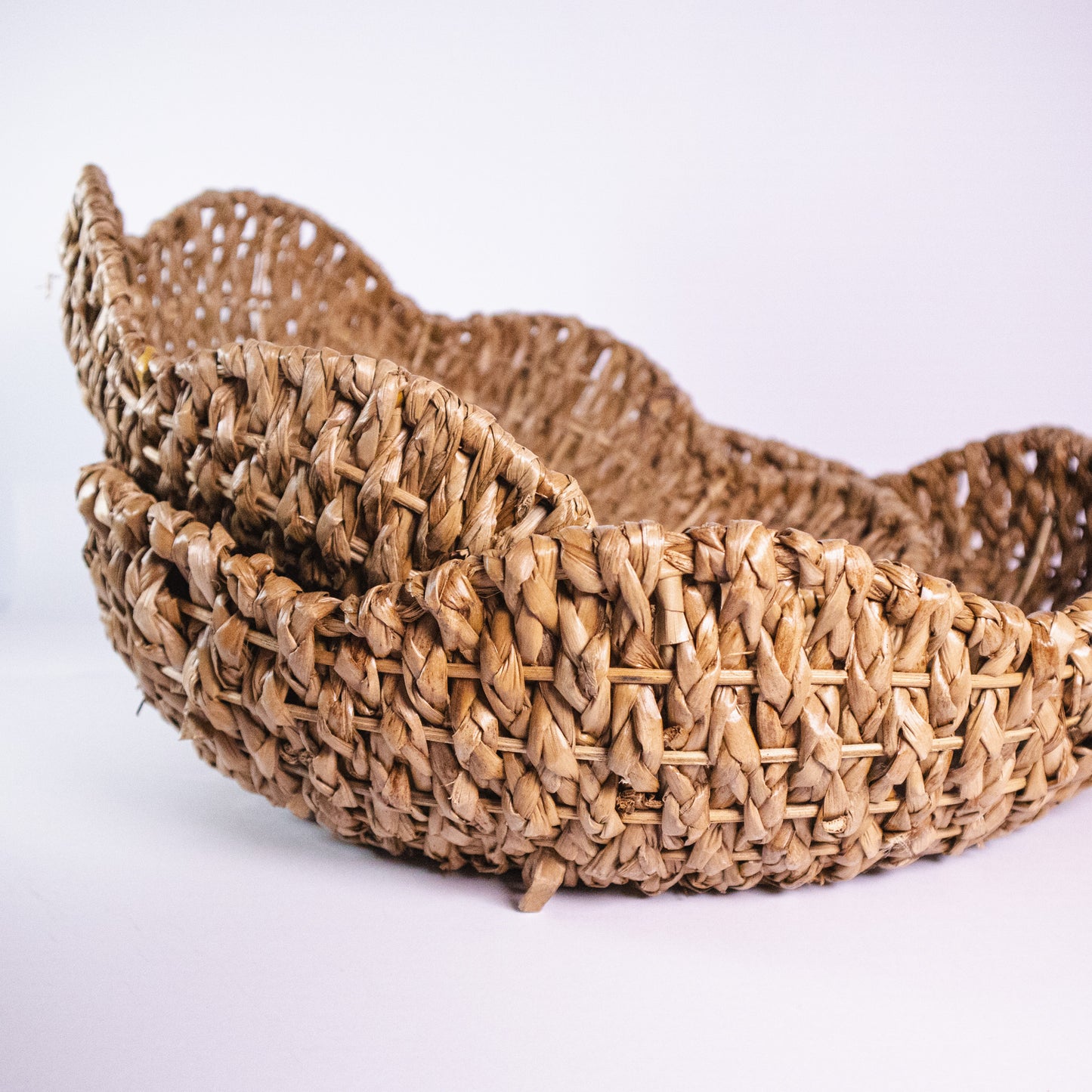 Scalloped Decorative Basket
