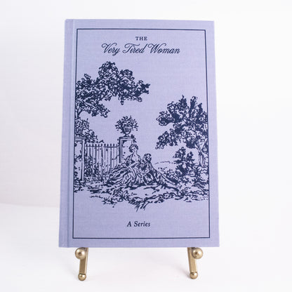Very Tired Woman Hard Cover Lined Journal