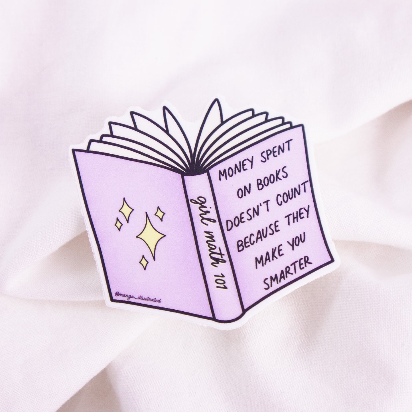 Books Make You Smarter Vinyl Sticker