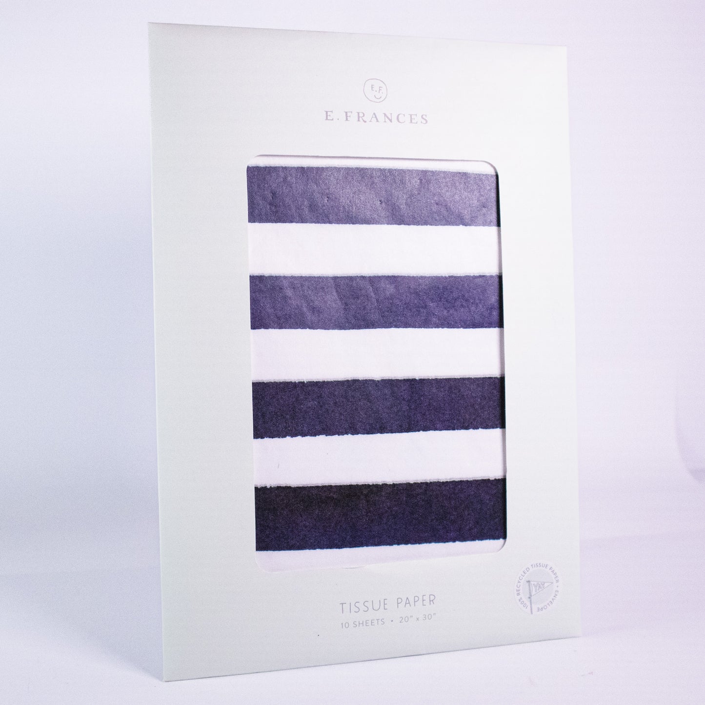 Navy Stripe Tissue Paper