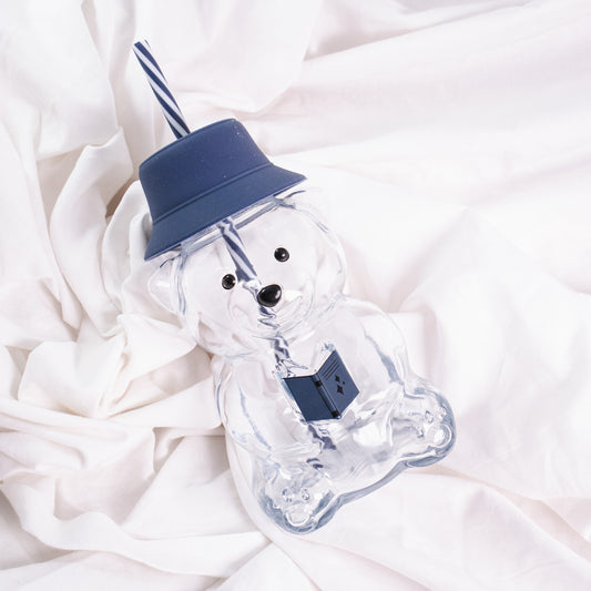 Teddy Bear Glass Tumbler