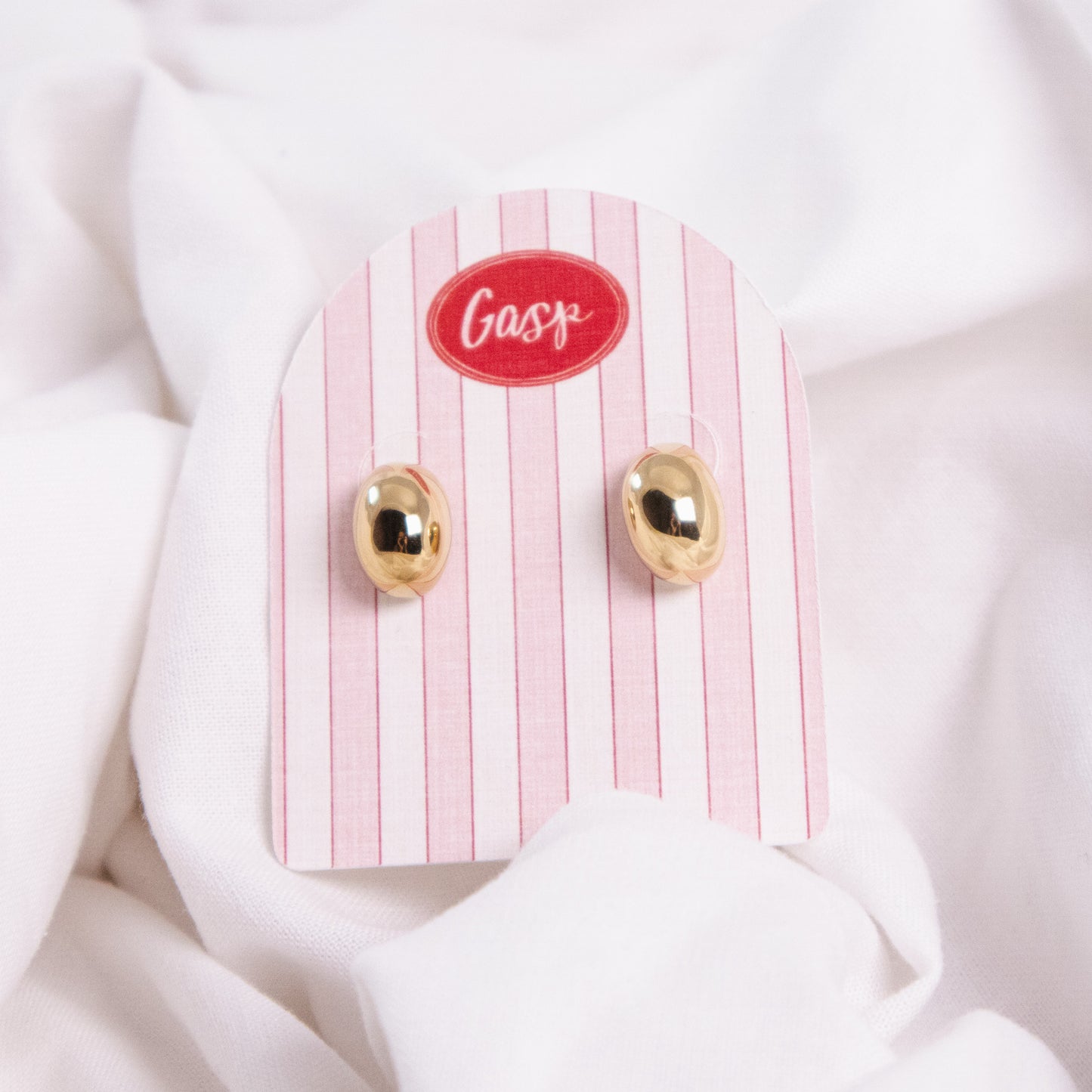 Small Dome Earrings