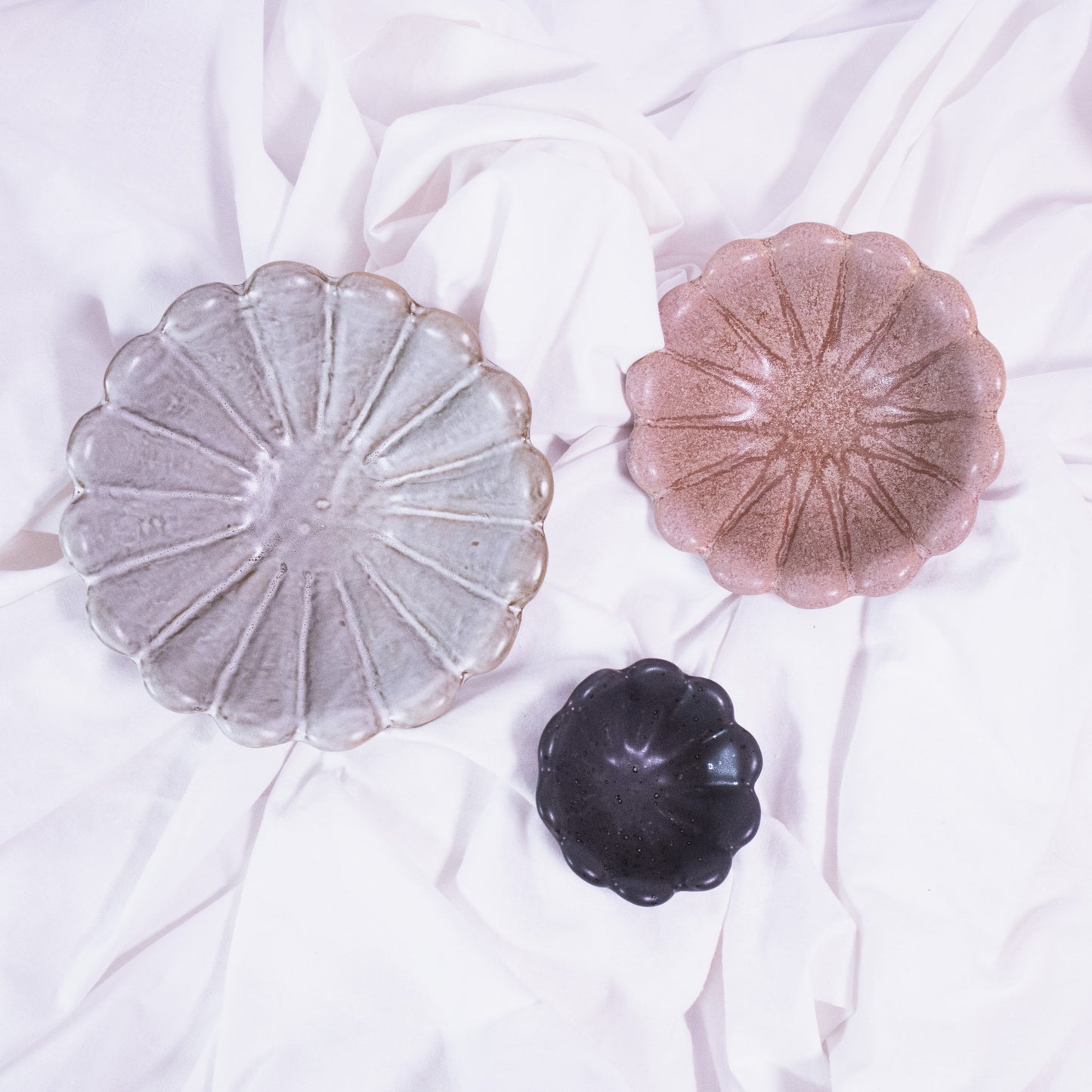 Natural Stone Flower Bowls