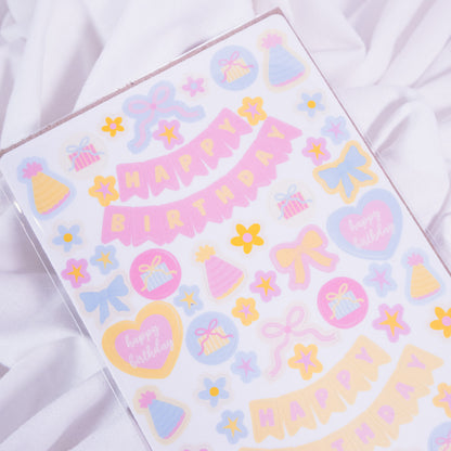 Birthday Girl Sticker Sheet