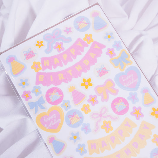Birthday Girl Sticker Sheet