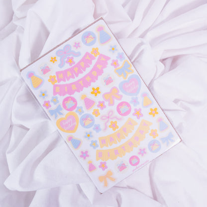 Birthday Girl Sticker Sheet