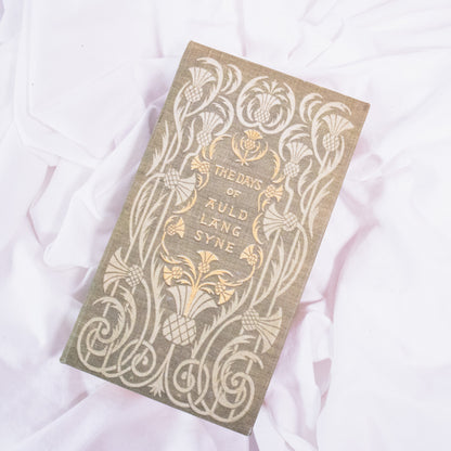 Vintage Floral Canvas Notebook
