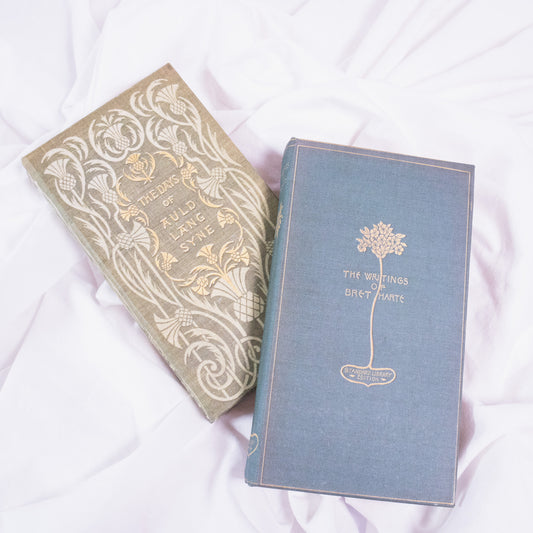 Vintage Floral Canvas Notebook
