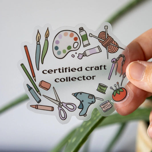 Craft Collector Vinyl Sticker