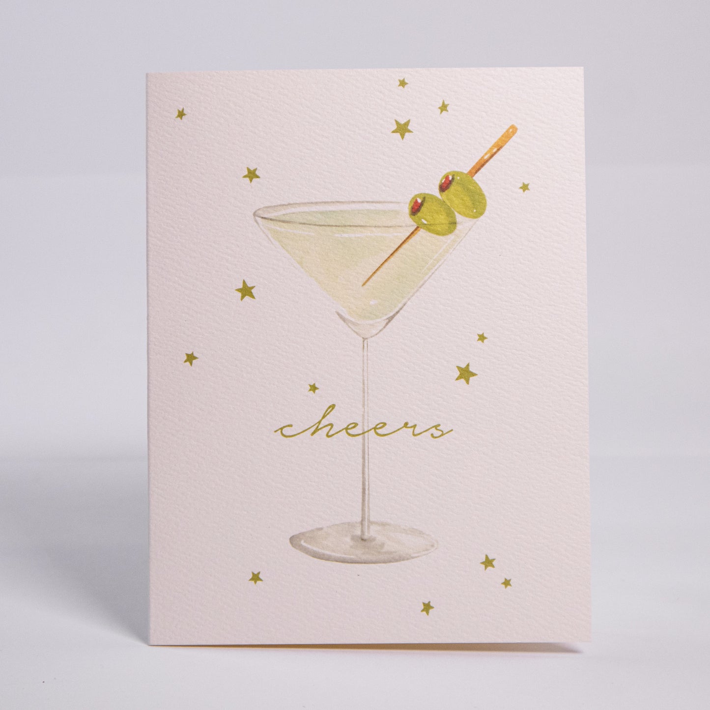 Martini Cheers Greeting Card