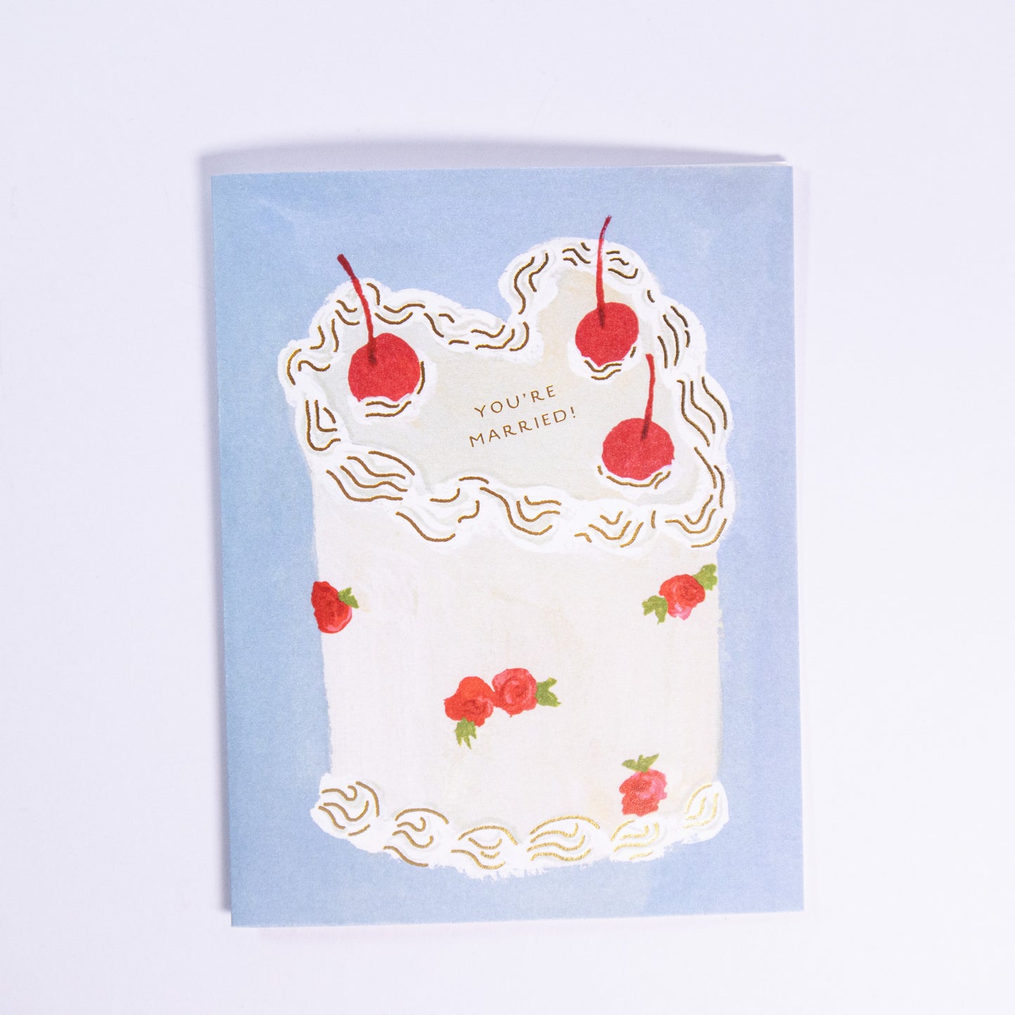 You're Married Wedding Cake Greeting Card