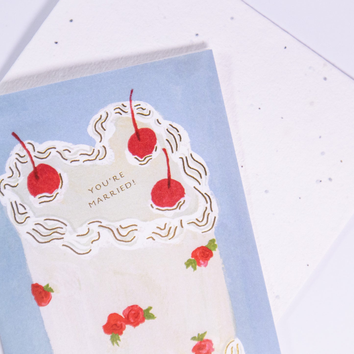 You're Married Wedding Cake Greeting Card