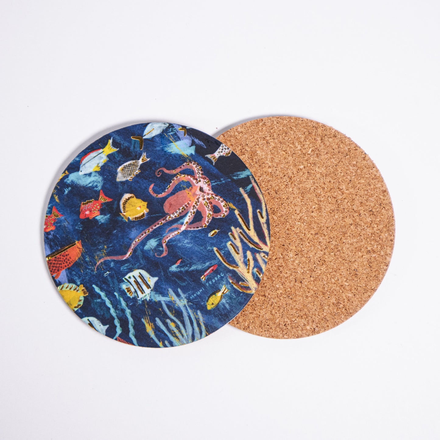 Under The Sea Cork Coaster