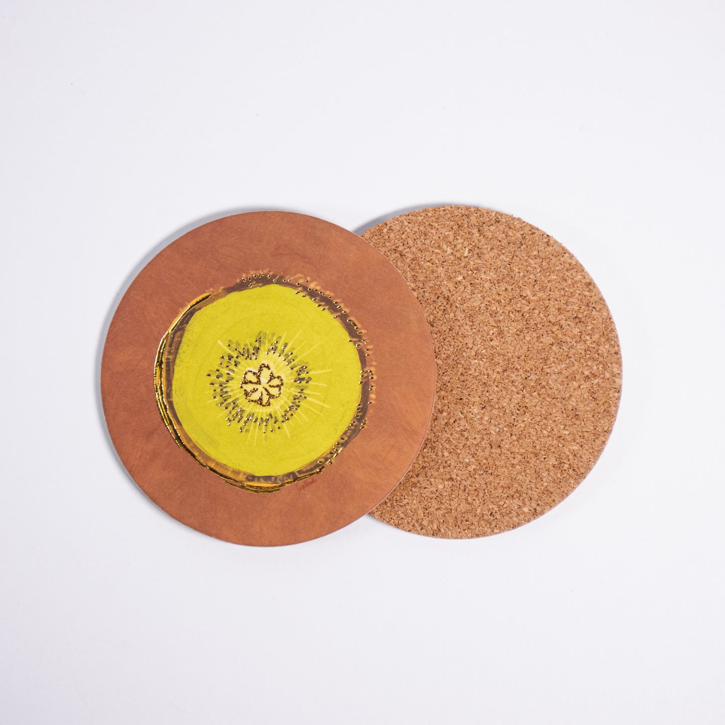 Kiwi Cork Coaster