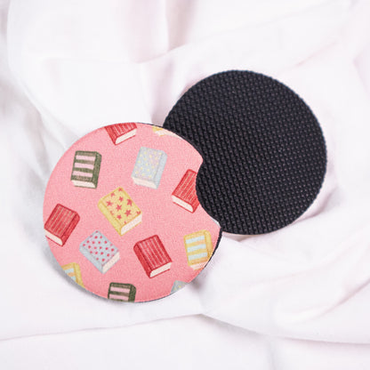 Books Car Coaster Set