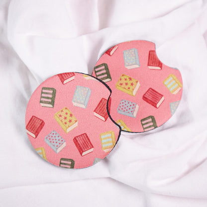 Books Car Coaster Set