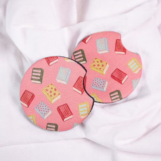 Books Car Coaster Set